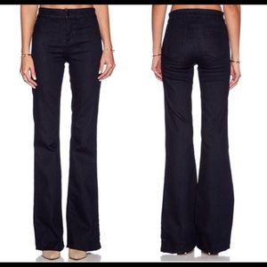 J Brand Tailored Flare Denim in Inkwell